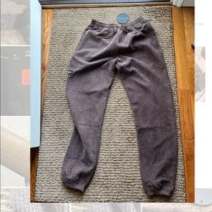 White fox boutique corduroy joggers